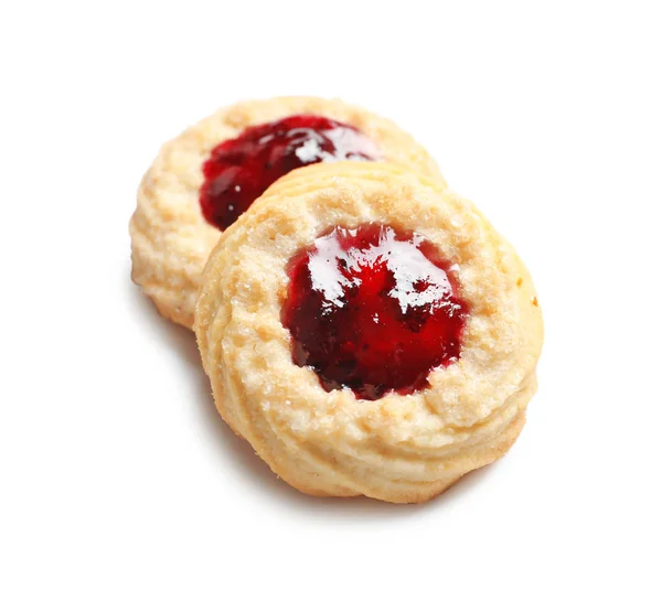 Traditional Christmas Linzer cookies — Stock Photo, Image