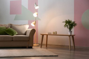 Rahat kanepe oturma odası iç