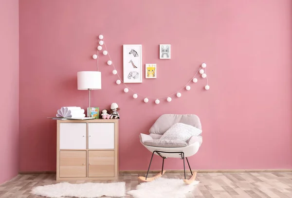 Élégant intérieur de la chambre — Photo