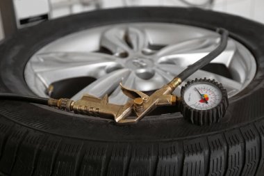 Araba tekerleği ile ölçer