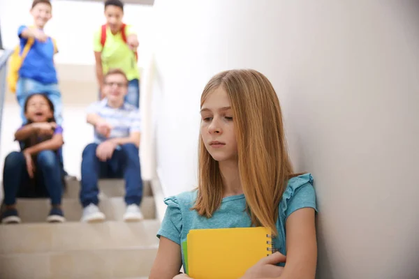 Bullying adolescente menina — Fotografia de Stock