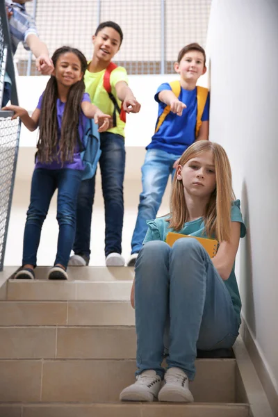 Bullied teenage girl — Stock Photo, Image