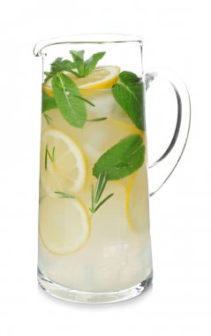 Cam sürahi soğuk limonata 