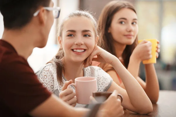 Cool teenagers resting — Stock Photo, Image