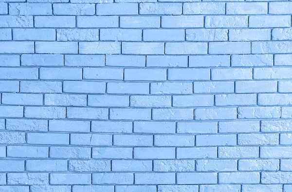 Grunge cihlové stěny textury, kopírovací prostor. Klasické modré pozadí. — Stock fotografie