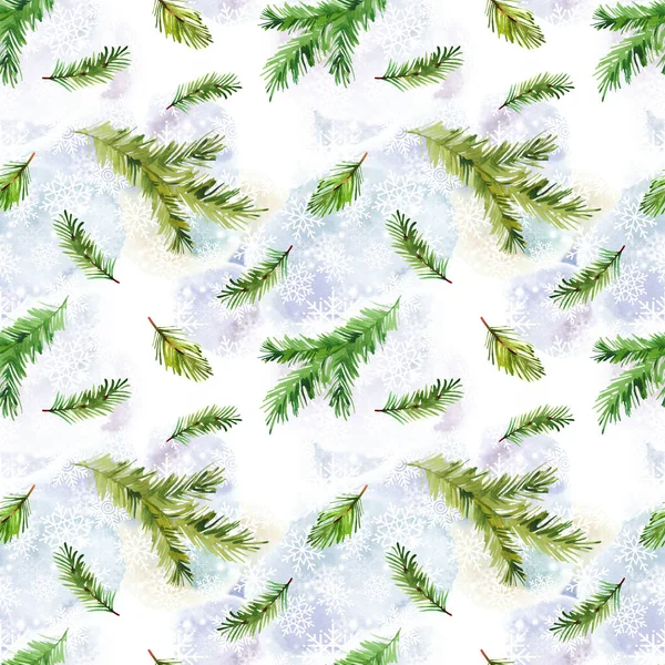 Christmas background watercolor — Stock Photo, Image