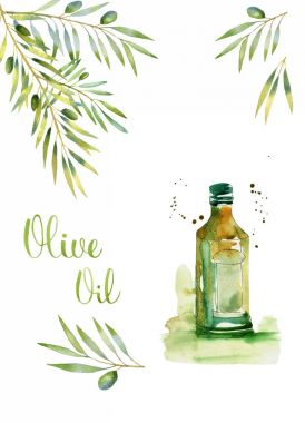 Tasarım kümesi ile zeytin dalı