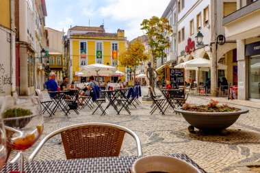 Aveiro, Portekiz restoran ve barlar tarihi merkezi Aveiro, Portekiz.