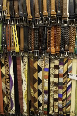 Floransa 'nın güzel şehrinde piyasa duruyor.