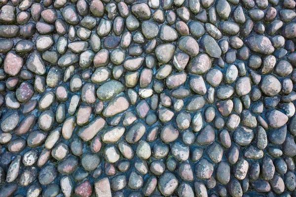 Wall Pattern Gravel Stone Pebbles — Stock Photo, Image