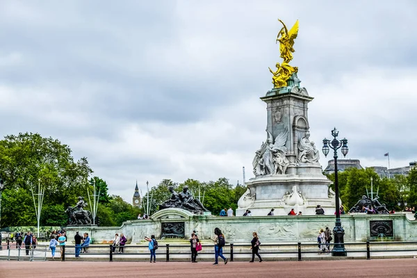 Ngiltere Londra Eylül 2016 Buckingham Sarayı Önünde Victoria Anıtı Nın — Stok fotoğraf