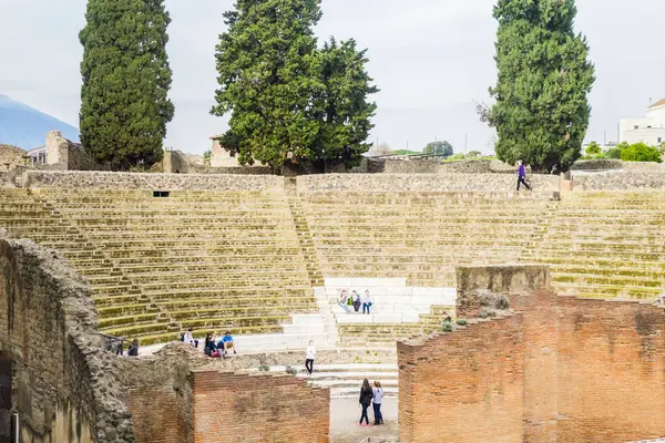 Talya Pompei Şubat 2016 Pompei Antik Harabeleri — Stok fotoğraf