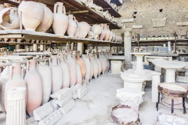 İtalya Pompei 22 Şubat 2016 Pompei antik harabeleri