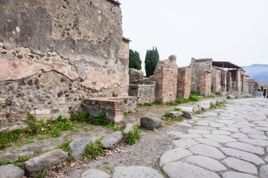İtalya Pompei 22 Şubat 2016 Pompei antik harabeleri