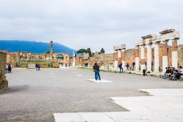 Talya Pompei Şubat 2016 Pompei Antik Harabeleri — Stok fotoğraf