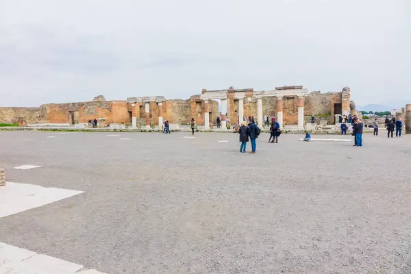 Talya Pompei Şubat 2016 Pompei Antik Harabeleri — Stok fotoğraf