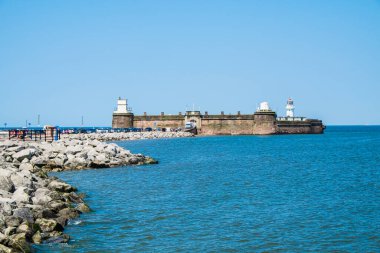 Yeni Brighton İngiltere 6 Haziran 2016 Rıhtım Denizi karşısı