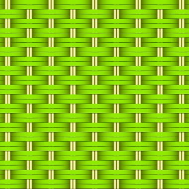 Basit dokuma hasır doku. Açık kahverengi renkli. İmitasyon rattan veya willow dokuma.