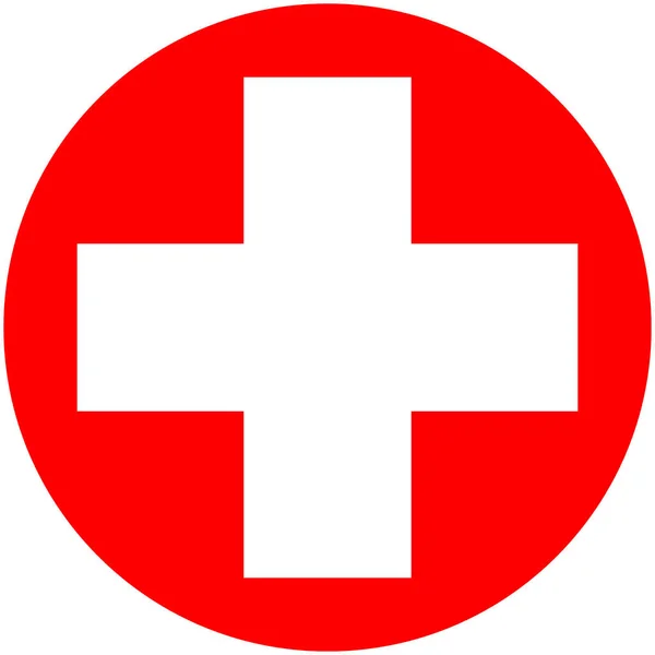 Croix médicale. Santé et médecine. Vecteur . — Image vectorielle