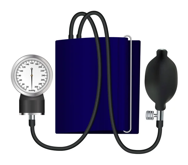 眼圧計血圧を測定するための医療機器です。孤立したオブジェクト。ベクトル図. — ストックベクタ
