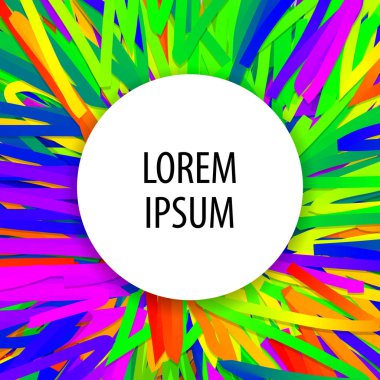 Renk soyutlama. Arka plan çok renkli çizgiler. Vektör .