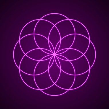 Kutsal geometri. Uyum sembolüdür.