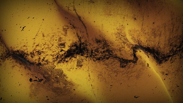 Turuncu grunge bayrak sallayarak döngü. Orangedirty gerçekçi bayrak kumaş dokulu üzerinde rüzgar esiyor.