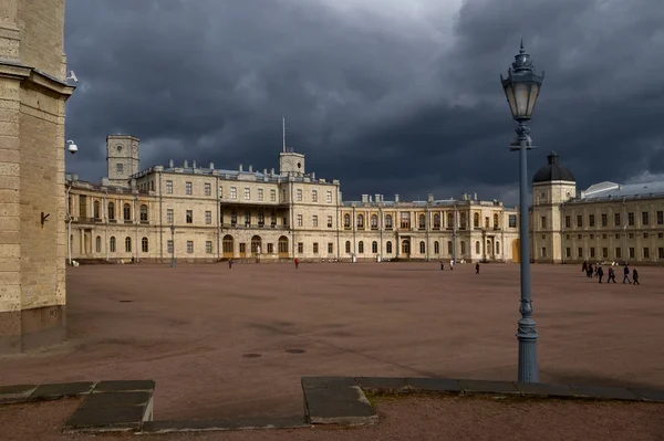 Grande Palácio Gatchina em Gatchina cidade perto de São Petersburgo — Fotografia de Stock