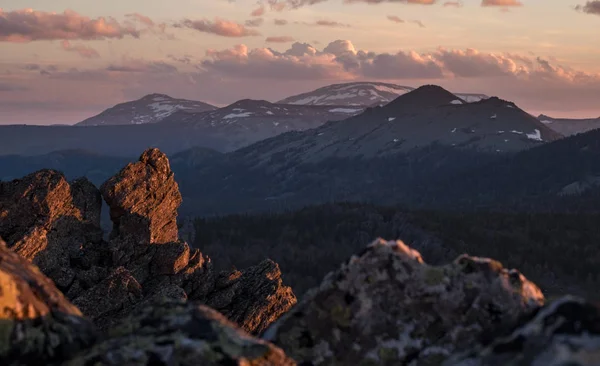 Mount Yamantau, Uralbergen, Ryssland — Stockfoto