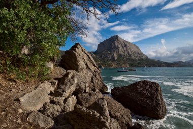 Novy Svet, Kırım yakınlarındaki kayalar ve dağlar