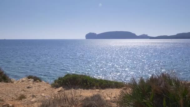 Vackra kusten av Sardinien — Stockvideo