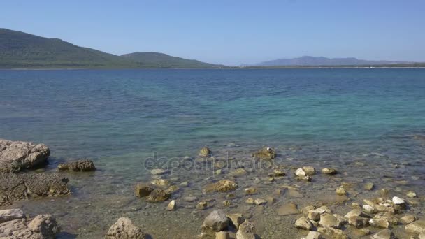 사르디 니 아의 아름 다운 해안선 — 비디오