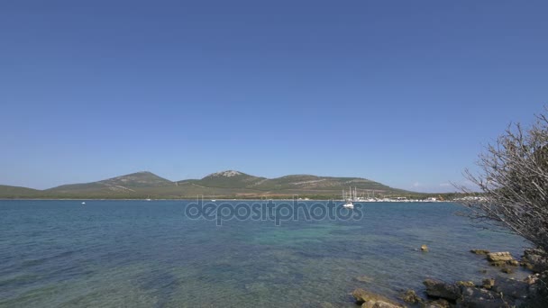 Bellissima costa della Sardegna — Video Stock