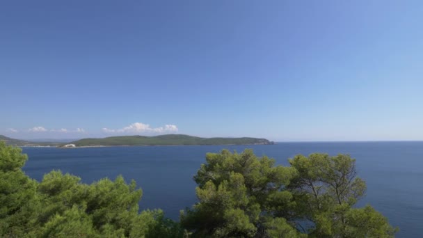 美丽的撒丁岛的海岸线 — 图库视频影像