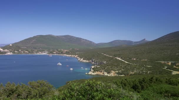 Beautiful coastline of Sardinia — Stock Video