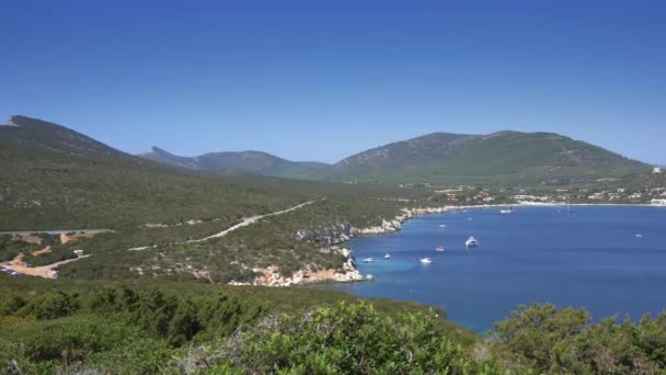 Hermosa costa de Cerdeña — Vídeos de Stock