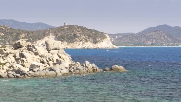 Прекрасного узбережжя Сардинії в Uhd. — стокове відео