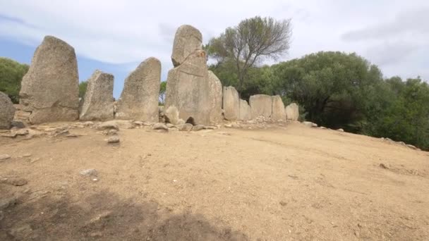 Grave of Giants in Sardinia. — Stock Video