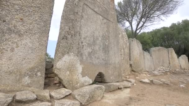 Graven av jättarna i Sardinien. — Stockvideo