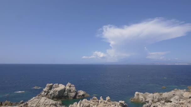 Prachtige kust van Sardinië in Uhd. — Stockvideo