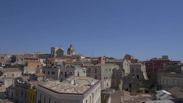 Panorama z Cagliari, Sardinie. UHD záběry. — Stock video