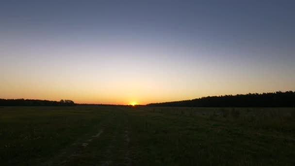 Outono paisagem rural . — Vídeo de Stock