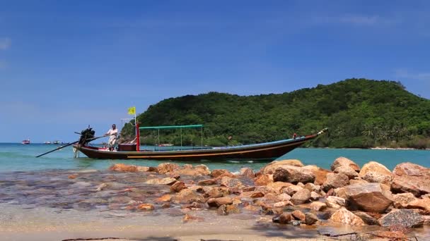 Prachtige landschappen van Thailand — Stockvideo