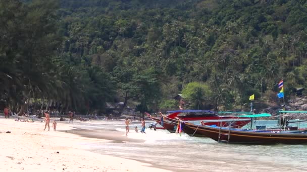 Prachtige landschappen van Thailand — Stockvideo