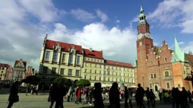 Wroclaw eski şehir görüntüleri. 