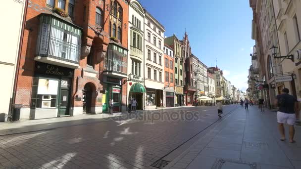 Altstadt in Torun. — Stockvideo