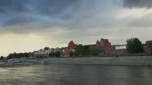 Arkitekturen i Torun — Stockvideo