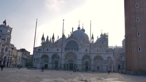 Architektura Benátky. — Stock video