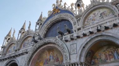 Piazza San Marco - Venedik sabah ışık.