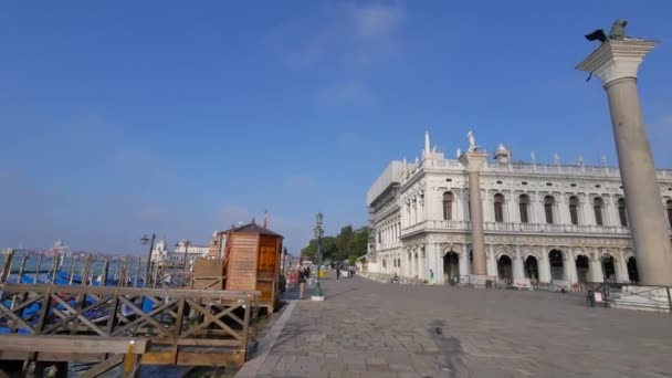 Arkitektur i Venedig. — Stockvideo